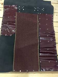 Sac de rangement pour couteaux en cuir, sac à couteaux de chef, sacs enrouleurs portables de haute qualité avec sangles de transport LKR-0370 - Product Image 3