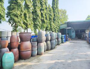 Lot de 4 pots en céramique émaillée les plus vendus au design classique pour la décoration de jardin à la maison, jardinières en poterie pour la maison et la pépinière - Product Image 5