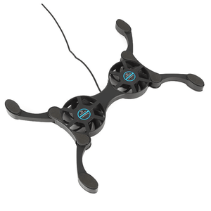 Dual USB plegable Delgado ventiladores de refrigeración soporte portátil PC Laptop Notebook Cooler <span class=keywords><strong>Pad</strong></span> - Product Image 5