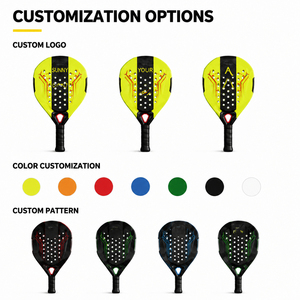 Raquette de padel OEM ODM, logo personnalisé, faible MOQ, marque privée, fibre de carbone, Kevlar, fibre de verre, écologique, légère, noyau EVA, 16x19, 3K - Product Image 3