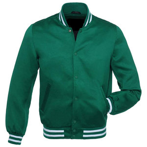 Chaqueta Universitaria Personalizada de Satén, Ligera, para Equipo de Béisbol, Fabricante Premium, Producción en Masa, Hecha en Pakistán - Product Image 4