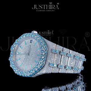 Best Selling Stylish Moissanite Diamond Quartz <b>Watch</b> Women Crystal Decor Slim Design <b>Waterproof</b> <b>Watch</b> Available At Best Price - Product Image 3