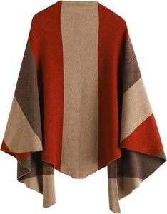 Soft Touch Wool/Acrylic Premium Quality Tassel Tie Belt Winter X-Long Warm <b>Women's</b> Sweater <b>Cape</b> Stole Custom Logo Supplier - Product Image 4
