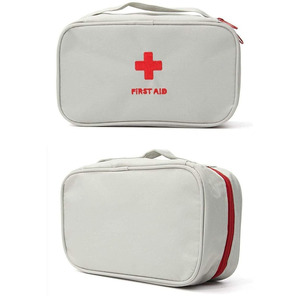 Sac organisateur médical en cuir PU durable de haute qualité pour le stockage de médicaments d'urgence, les voyages et les premiers secours, au prix de gros - Product Image 1