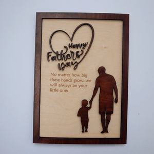 Grande réduction sur le plus beau cadre en bois fait à la main en 2023, chaud pour le père spécial dans votre vie avec un - Product Image 5