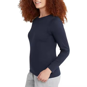 Camiseta Oversize para Mujer, Estilo Urbano Casual, Personalizable, Moda OEM, Venta al Por Mayor, Alta Calidad, Lona Transpirable, Lisa - Product Image 6