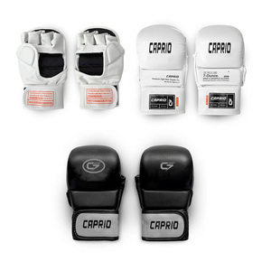 Custom Boxing MMA <b>Gloves</b> OEM Private Label Open Finger Grappling PU <b>Leather</b> Training <b>Gloves</b> with Custom Logo Unisex - Product Image 5