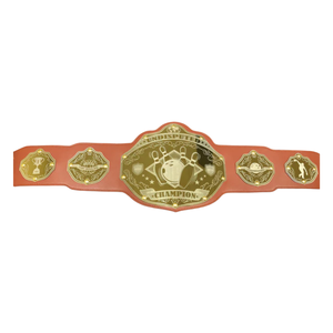 Ceinture de champion de lutte incontestée, design doré premium, cuir marron, édition collector - Product Image 1