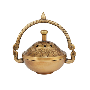 เตาอุ่นน้ำมันหอมระเหยโลหะทรงเรขาคณิต สำหรับชุดก้านไม้หอมและเทียนหอม ใช้กับน้ำมันหอมระเหยสำหรับกระจายกลิ่น - Product Image 5