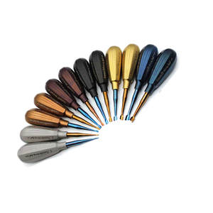 Ensemble d'instruments chirurgicaux dentaires de haute qualité, élévateurs radiculaires revêtus de titane et pinces en acier inoxydable - Product Image 2