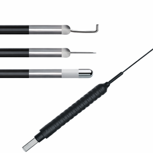 Électrode bipolaire de hystéroscopie en acier inoxydable de haute qualité 5FR x 39 cm, aiguille à boule, crochet flexible d'urologie avec câble - Product Image 1