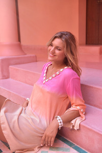 Colorful Peasant Beaded Long Sleeve Beach Coverup Womens Sexy Tunic <b>Tops</b> Dresses Handcrafted Women's Handwork <b>Plus</b> Bra Print - Product Image 6