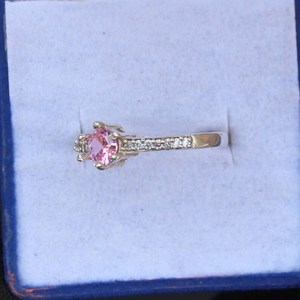 Pink Sapphire <b>Ring</b> 925 Sterling Silver Luxury Premium Vintage for Certified Engagement <b>Ring</b> Gemstone Jewelry Anniversary Gift - Product Image 5