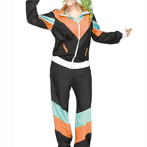 Ensemble 2 pièces de survêtement coupe-vent pour femme, haute qualité, attrayant, pour l'hiver, avec logo personnalisé et couleurs contrastées, OEM - Product Image 5