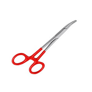 Pinzas Hemostáticas Manuales Premium Mosquito Forceps de 5 Pulgadas, Rectas y Curvas, con Mangos Recubiertos de PVC, de Acero Inoxidable Quirúrgico con Bloqueo - Product Image 3