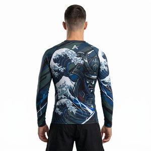 ซื้อชุดรัชการ์ดคุณภาพสูงสำหรับ BJJ MMA ยิวยิตสู แบบสั่งทำพิเศษ ลายซับลิเมชั่น แขนยาว สำหรับผู้ชาย - Product Image 2