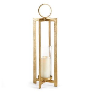 Glass Candle Holders with <b>Brass</b> Base Heat Resistant Home Decoration <b>Lanterns</b> for Dining Table Decor candle Holder - Product Image 2