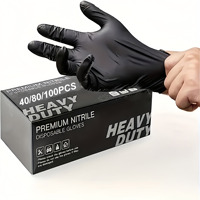 Gants jetables en nitrile OEM, antidérapants, imperméables, de qualité alimentaire, pour le dropshipping transfrontalier, en vrac, tailles S, M, L, XL, multicolores