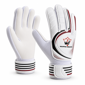 Custom Professional Breathable Lightweight Goalkeeper Gloves Soft Latex Palm Padded Backhand Adjustable Wrist <b>Strap</b> Training - Product Image 3