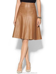 กระโปรงหนังแกะสำหรับผู้หญิงใหม่, กระโปรงเอวสูงหนังแกะคุณภาพสูงกระโปรงหนังเซ็กซี่ - Product Image 4