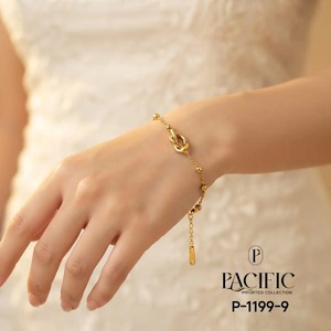 Pulsera con Nudo Infinito Antideslustre de Exportación India, Joyería Elegante de Moda para Mujer, Uso Diario, Fiesta y Regalo en Venta - Product Image 3