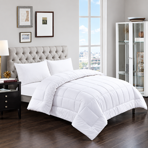 <b>Cream</b> Comforter <b>Set</b> 100% Cotton T-150 All-Season Breathable Home Use - Product Image 1