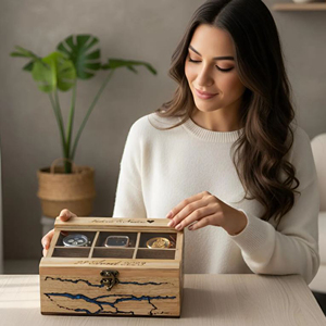 Fabricante de Cajas de Madera para Relojes, Caja de Madera para Relojes al por Mayor con Tapa de Vidrio con Bisagras de AYAANS - Product Image 5