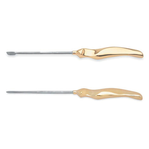 Spatule ovale rigide manuelle chirurgicale premium pour dissection mammaire, 25 mm de large, 330 mm, instrument en acier inoxydable - Product Image 2