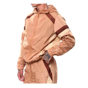 Factory Direct Sale Polyester Windbreaker <b>Jacket</b> for Men Wholesale Breathable Windbreaker <b>Track</b> Suit - Product Image 5
