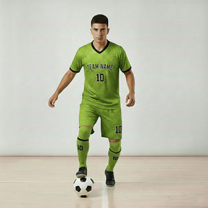 Ensemble de survêtements de football personnalisés pour équipes scolaires et compétitions – Vente en gros usine - Product Image 1