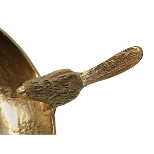 Bols de 7 pouces faits à la main avec des oiseaux sur le bord - Product Image 3