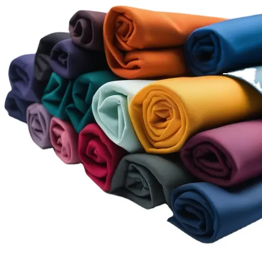 Tecido de malha 100% algodão moderno personalizado tingido para vestidos de cama e uniformes de trabalho