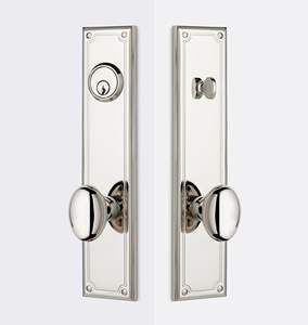 Poignée de porte double en acier inoxydable noir tendance pour meubles et maison, personnalisable avec fonction passage et confidentialité - Product Image 4