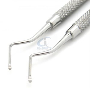 Cucharas Excavadoras Dentales de Acero Inoxidable Reutilizables y Autoclavables, Cuchara Excavadora de Doble Extremo, Instrumento para Eliminar Caries y Dentina, con Certificación CE - Product Image 4