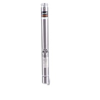 Pompe à eau submersible électrique multi-étages haute pression en acier inoxydable 4 pouces pour irrigation 0,5 CV 220 V avec turbines en plastique OEM