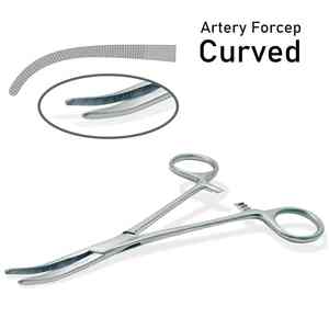 Pinzas Mosquito Rectas de 12.5cm, Instrumentos Médicos Curvos de Alta Calidad, Fabricación Directa de Fábrica - Product Image 2