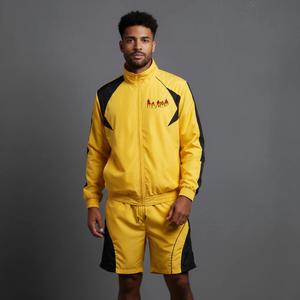 2026 Men Sets Two Piece Custom Windbreaker Shorts and <b>Jacket</b> Tracksuits breathable <b>Zip</b> <b>up</b> Nylon Two Piece Windbreaker Short Set - Product Image 5