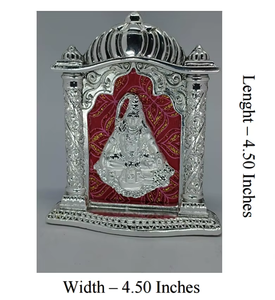 Ídolo de Ganesha hecho a mano en acero inoxidable para el hogar, templo, sala de púja, regalos de boda y decoración religiosa tradicional. - Product Image 3