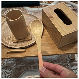 Boîte à mouchoirs en bambou fabriquée à partir de brins de rotin naturel pour le rangement des mouchoirs et la décoration, fabriquée au Vietnam - Product Image 6