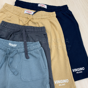 Shorts en tissu éponge 100 % coton respirant, fabriqués au Bangladesh, marque personnalisée, surplus de stock, faible MOQ, pour hommes et garçons, assortiment mixte en vrac - Product Image 2