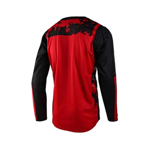 เสื้อเจอร์ซีย์มอเตอร์ครอสแขนยาวแบบใหม่ ดีไซน์สั่งทำได้ ผลิตจากผ้าสแปนเด็กซ์/โพลีเอสเตอร์ เป็นมิตรต่อสิ่งแวดล้อม ระบายอากาศได้ดี แห้งเร็ว เหมาะสำหรับการแข่งรถมอเตอร์ไซค์และรถออโต้เรซซิ่ง - Product Image 5