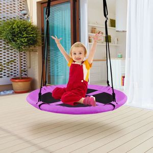 Columpio de Árbol con Forma de Platillo Volador de 40 Pulgadas, Juego de Interior y Exterior - Product Image 2