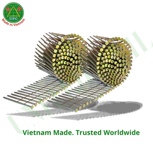 ตะปูเหล็กม้วนสำหรับพาเลท 15 องศา OEM ขนาด 3 นิ้ว x 0.120 มม. จำนวน 4500 ชิ้น หัวลายตาราง ก้านเรียบ จากเวียดนาม |    ตะปูแบบม้วน - Product Image 1
