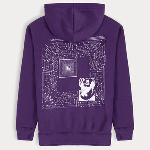Sweat-shirt à capuche oversize unisexe en molleton, impression de logo personnalisée, fournisseur de vêtements OEM ODM, sweats à capuche oversize - Product Image 5