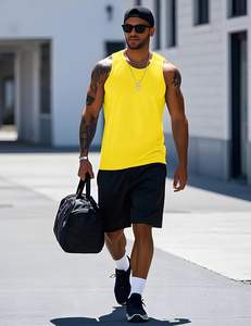 Débardeur Performance pour Homme – Respirant, Tricoté, Doux au Toucher, Léger, Fluide, Extensible, Confort Actif, Usage Quotidien, Texture Lisse et Moderne - Product Image 4