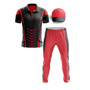 Último Diseño, Uniforme de Cricket 100% Poliéster, Camiseta y Pantalón, Hecho en Pakistán, Conjuntos de Cricket de Alta Calidad, Precio Económico, OEM - Product Image 2