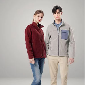 [MARK] OEM/ODM แบรนด์เกาหลี MK-2161 เสื้อแจ็คเก็ตทำงานผ้าฟลีซผสมสีแบบซิป สำหรับฤดูใบไม้ร่วงและฤดูหนาว - Product Image 1