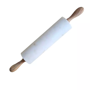 Manufacture 2 pieces In Different Marble Color <b>Rolling</b> pin Household Kitchen Baking <b>Tool</b> For Perfect Pizza & Rotis At Wholesale - Product Image 2