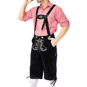 Lederhosen bavaroises allemandes pour hommes, vêtements personnalisés, tenue traditionnelle, couleur unie, haute qualité, respirant, activités de plein air - Product Image 4
