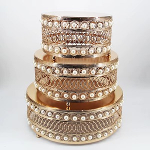Modern Design Metal <b>Cake</b> <b>Stand</b> With Glass Lid Office Party Celebration Round <b>Cake</b> <b>Stand</b> <b>for</b> <b>Sale</b> in Lowest Price - Product Image 3